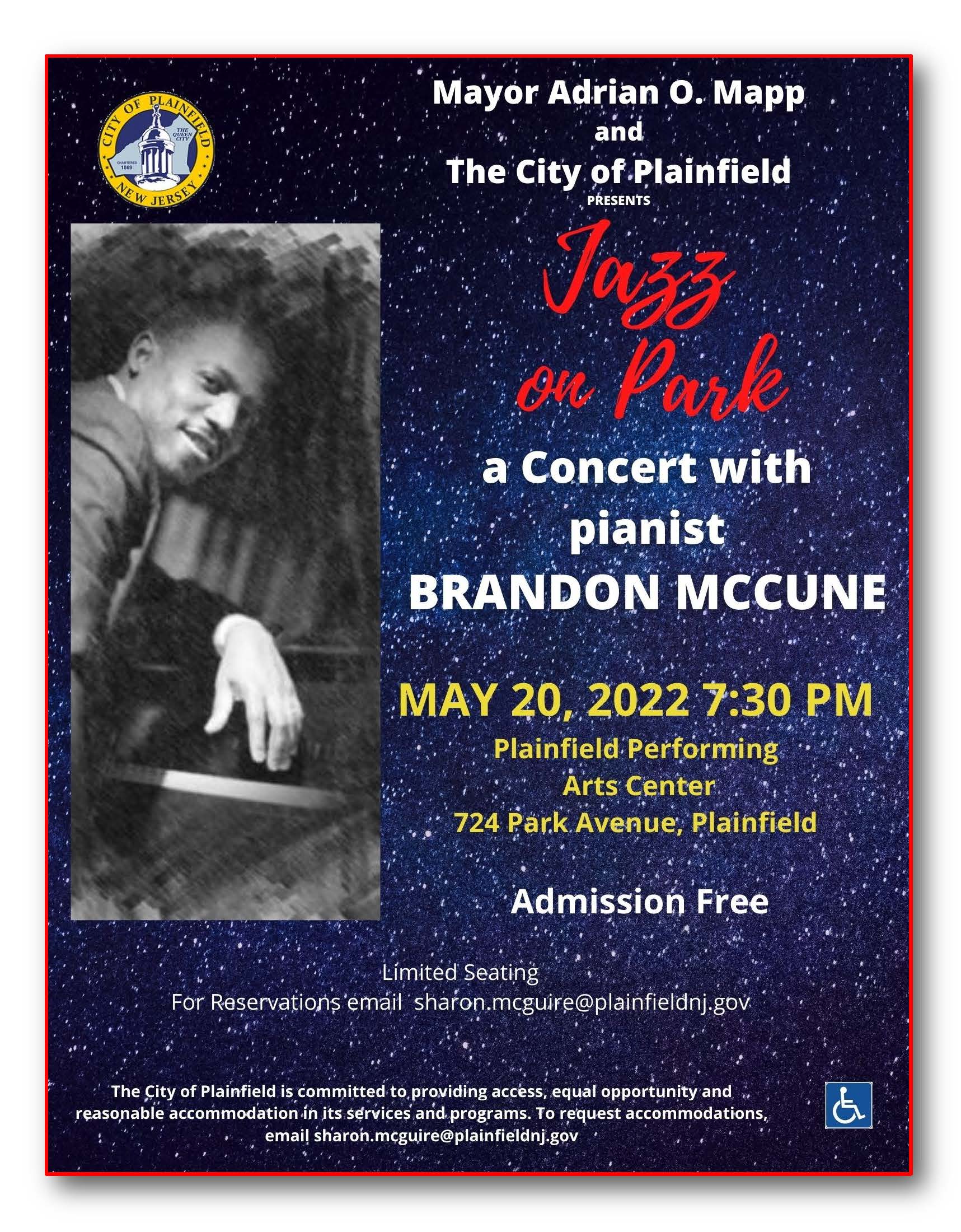 PPAC FLYER JAZZ ON PARK MAY 2022